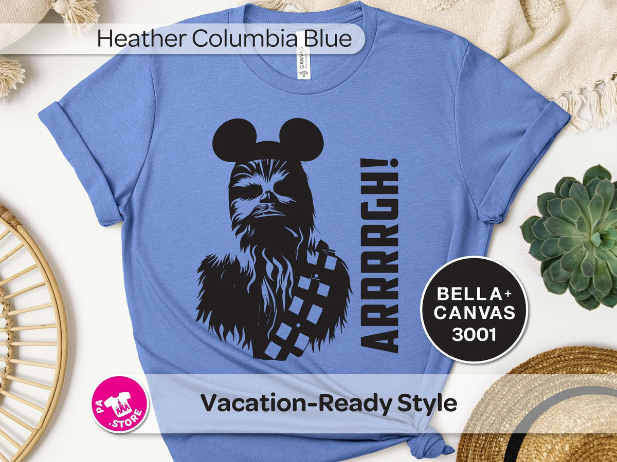 Chewy Wookiee Shirt | Funny Graphic Tee | Mouse Ears Park product image 6