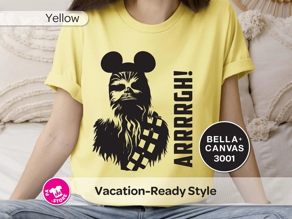 Chewy Wookiee Shirt | Funny Graphic Tee | Mouse Ears Park product image 4
