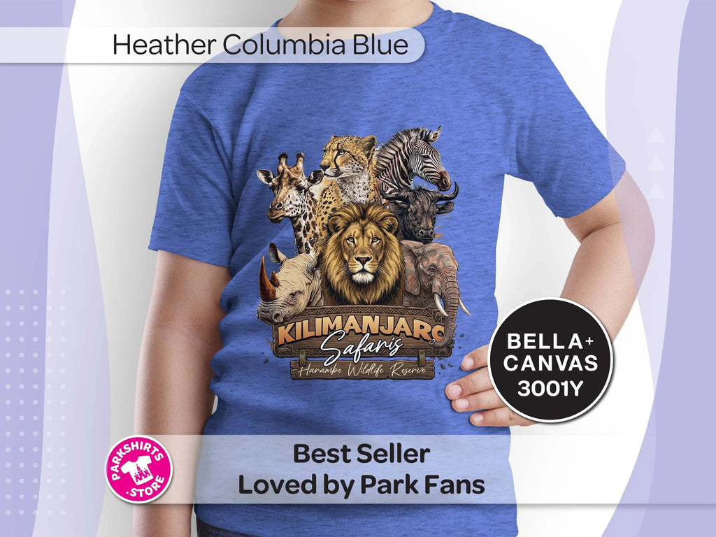 Kids Safari Animal Shirt | Kingdom Youth Tee | Kilimanjaro product image 3