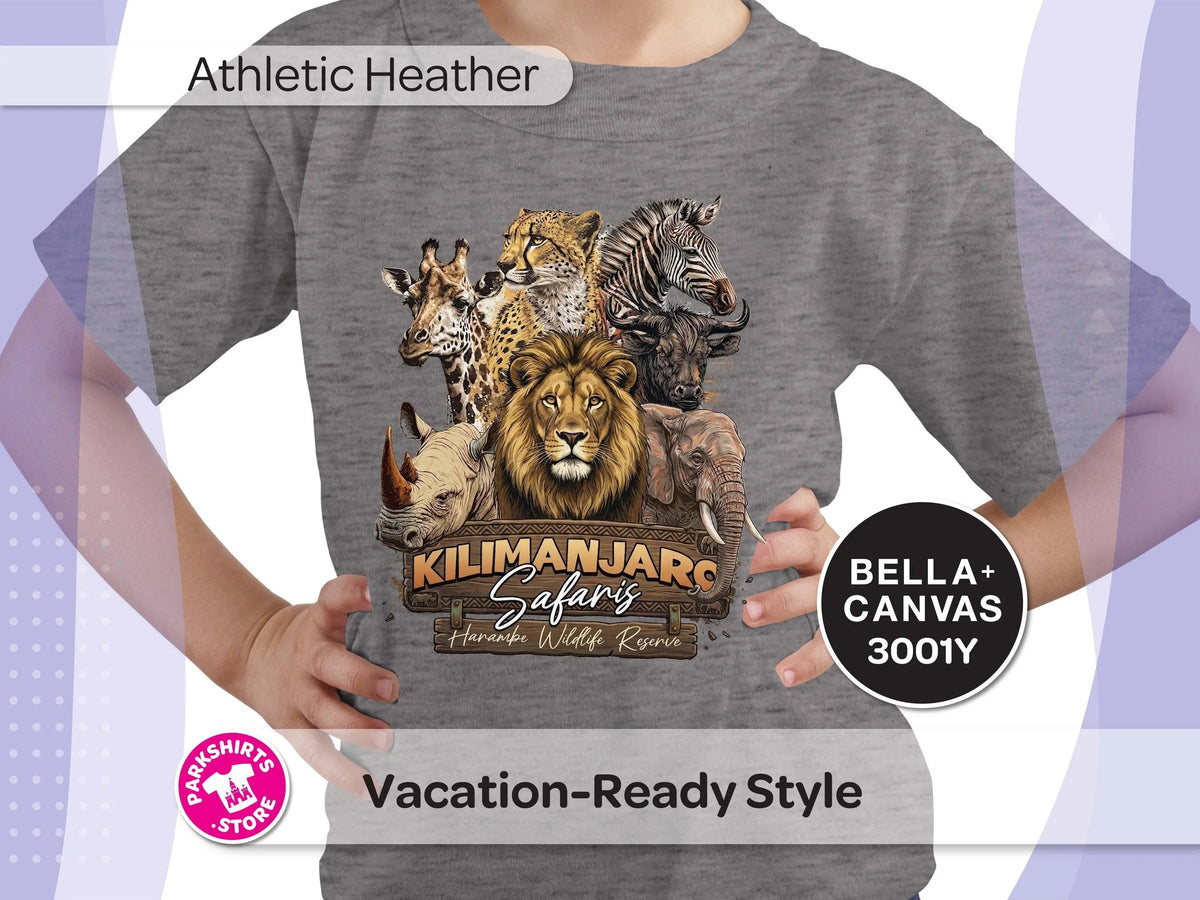 Kids Safari Animal Shirt | Kingdom Youth Tee | Kilimanjaro product image 5