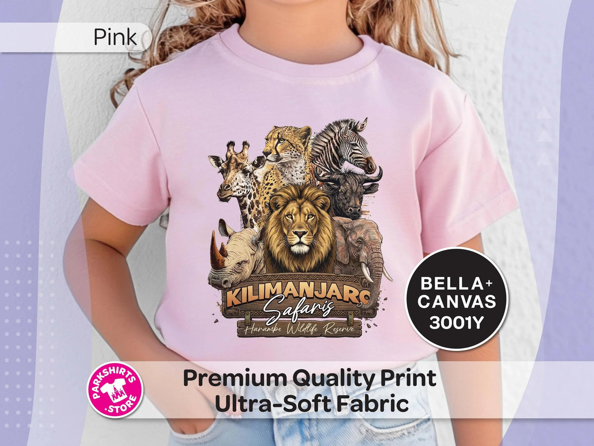 Kids Safari Animal Shirt | Kingdom Youth Tee | Kilimanjaro product image 2