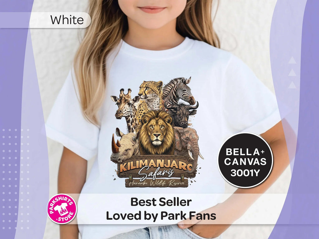 Kids Safari Animal Shirt | Kingdom Youth Tee | Kilimanjaro product image 1