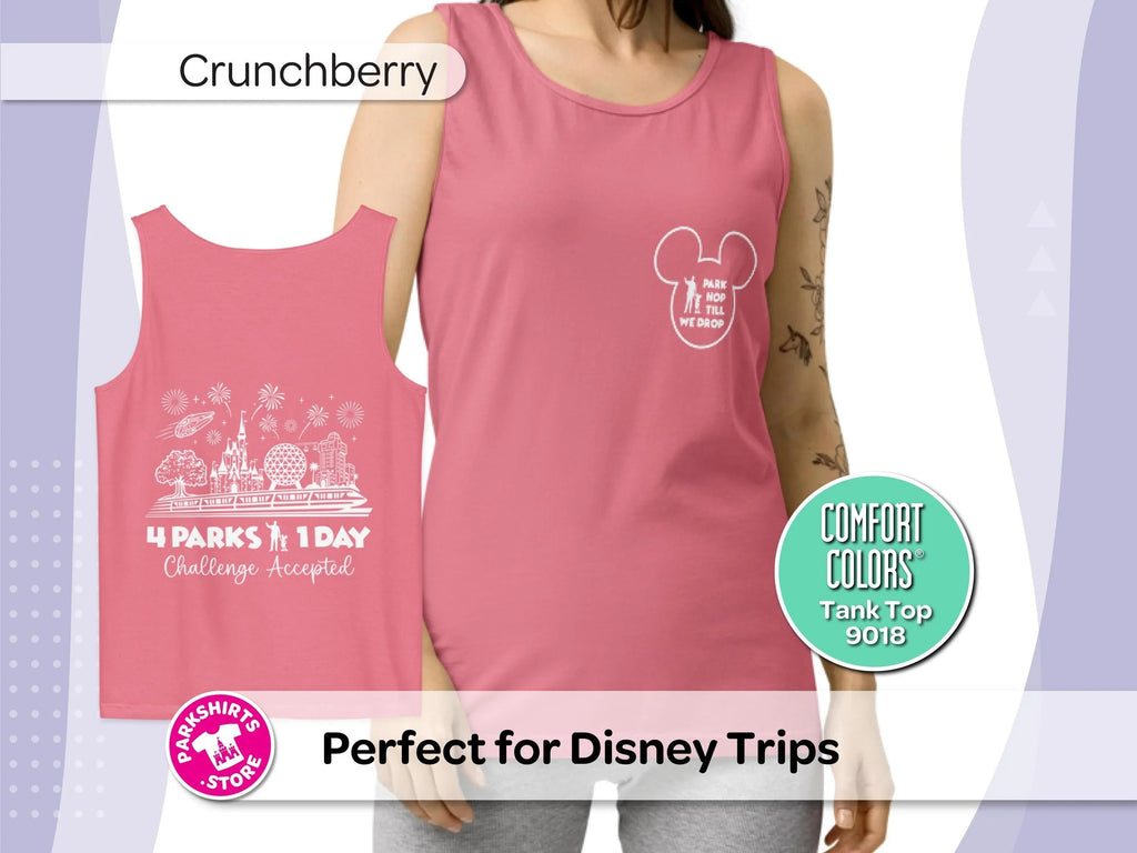 Park Hop Till We Drop Tank | 4 Parks 1 Day Disney | World product image 2