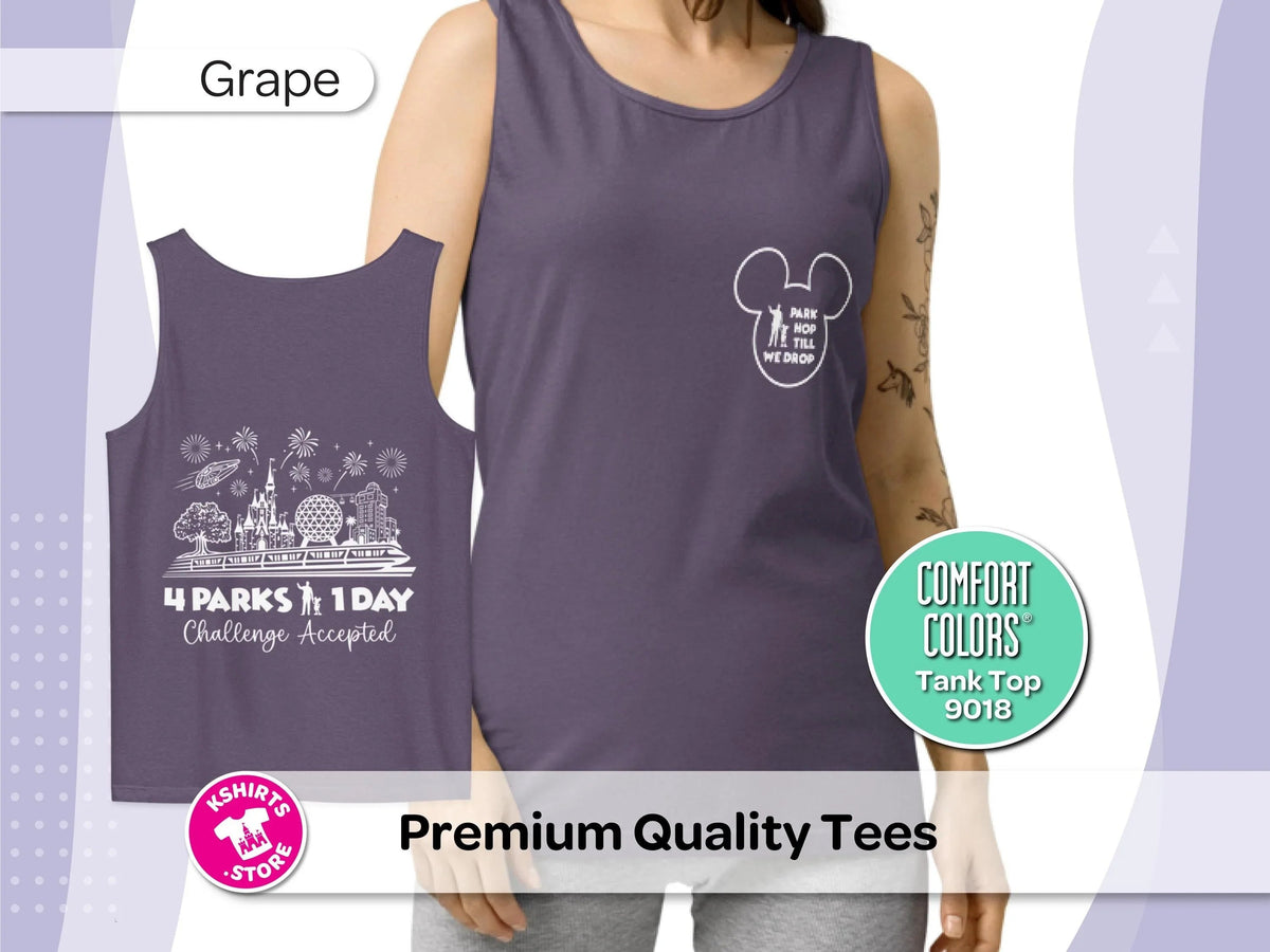 Park Hop Till We Drop Tank | 4 Parks 1 Day Disney | World product image 5
