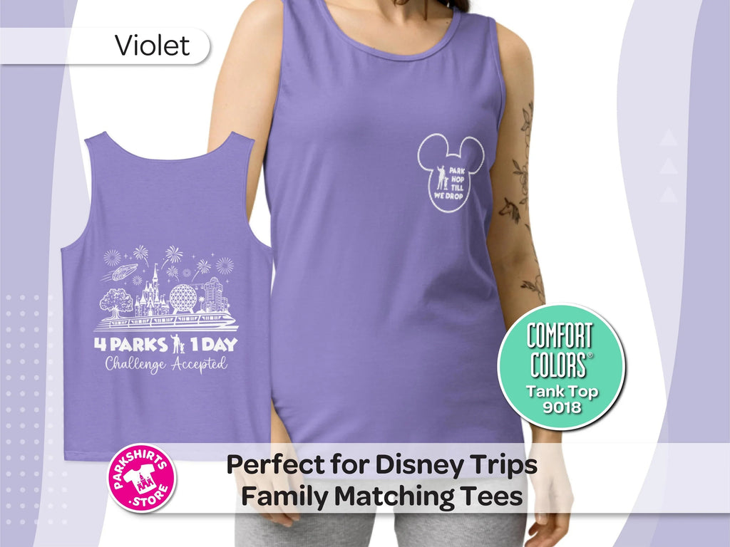 Park Hop Till We Drop Tank | 4 Parks 1 Day Disney | World product image 4