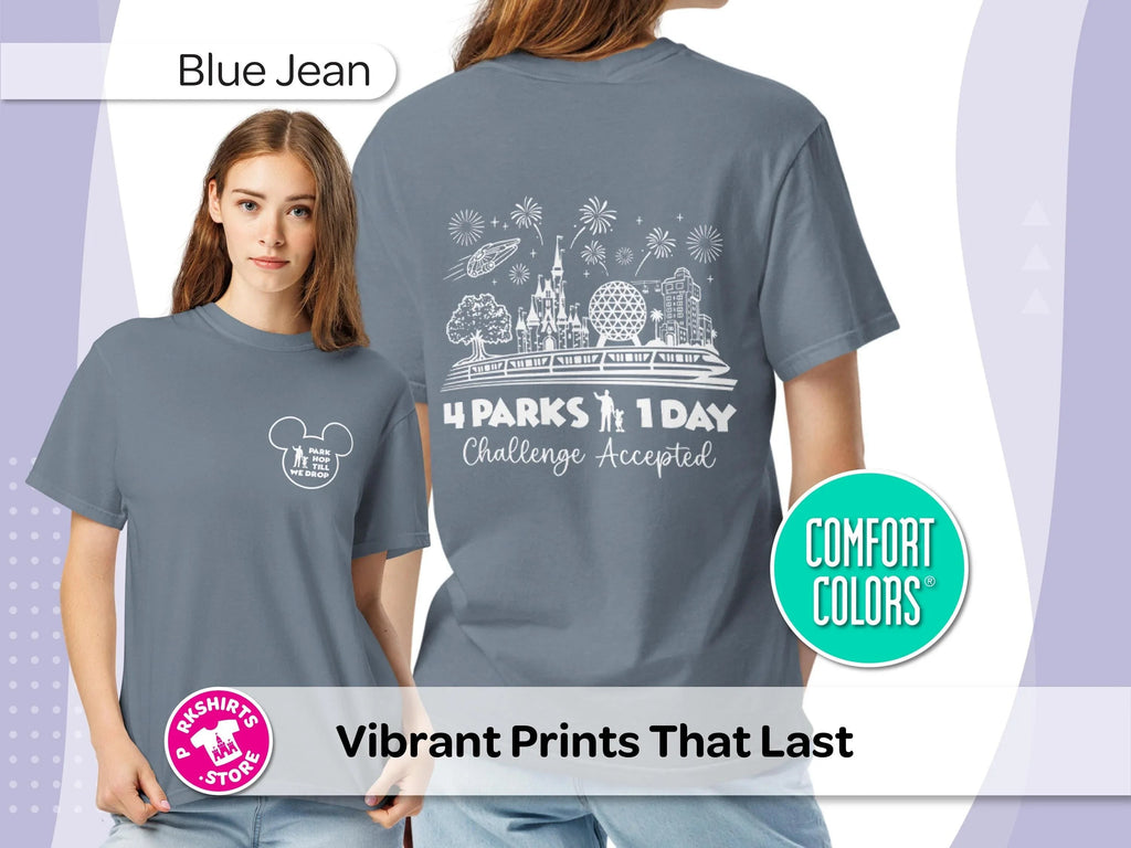 Park Hop Till We Drop Shirt | 4 Parks 1 Day Disney Tee product image 7
