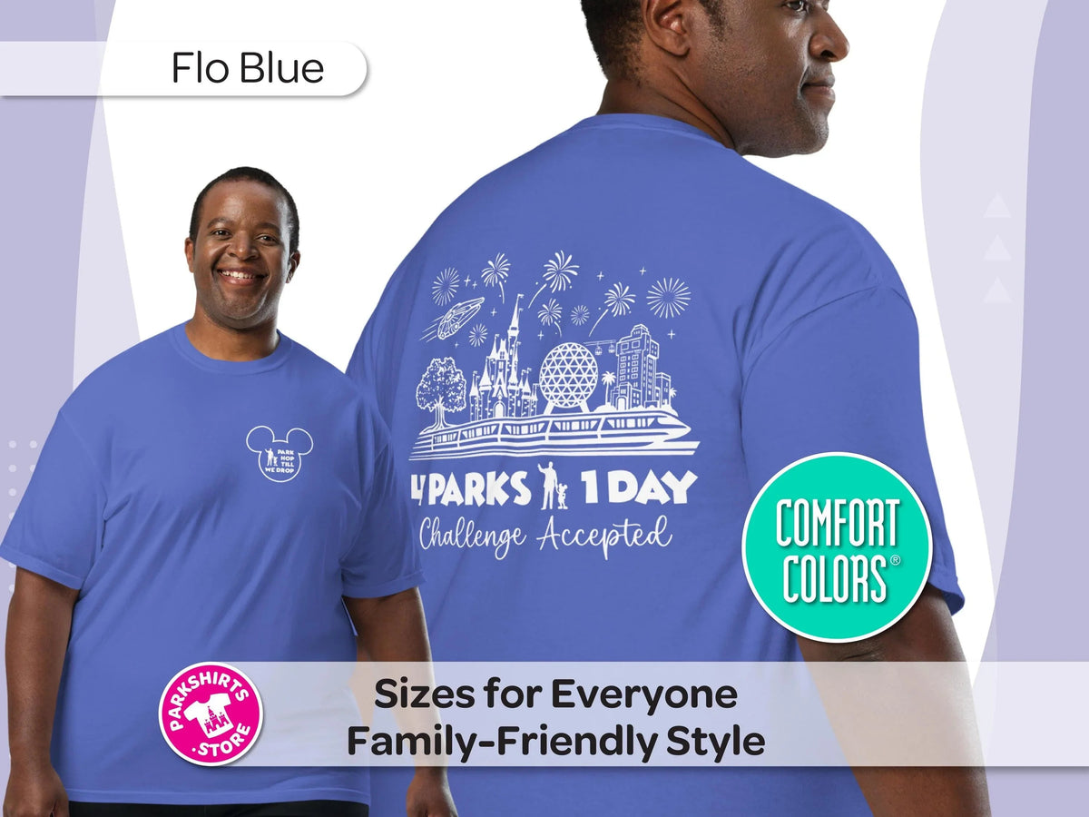 Park Hop Till We Drop Shirt | 4 Parks 1 Day Disney Tee product image 1