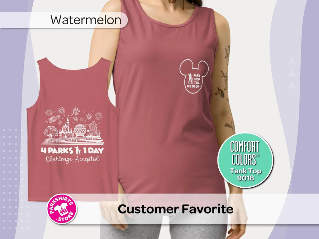 Park Hop Till We Drop Tank | 4 Parks 1 Day Disney | World product image 6