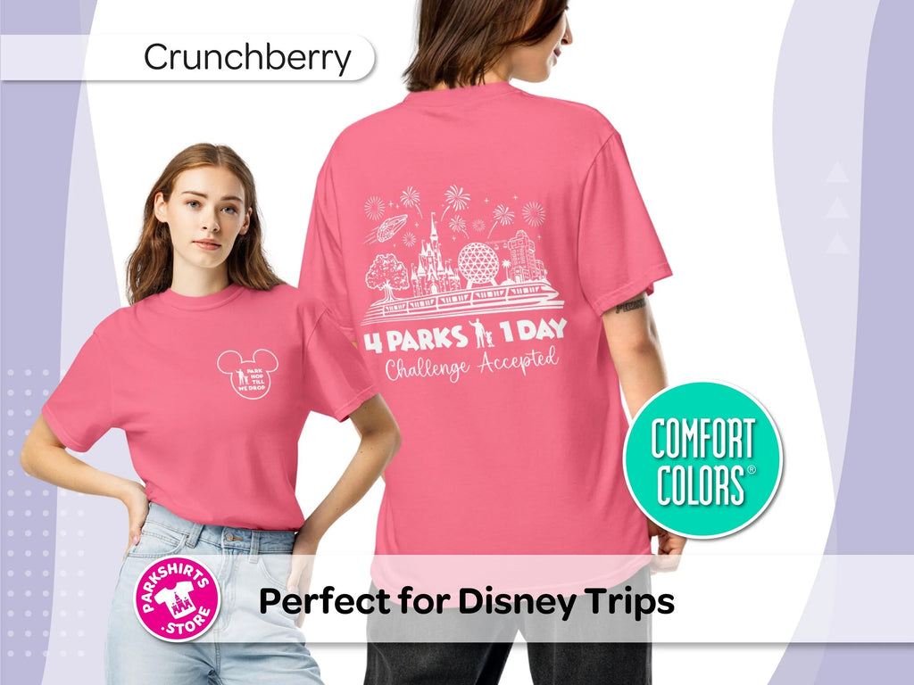 Park Hop Till We Drop Shirt | 4 Parks 1 Day Disney Tee product image 5