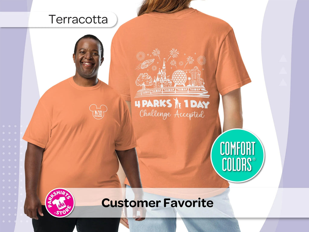 Park Hop Till We Drop Shirt | 4 Parks 1 Day Disney Tee product image 8