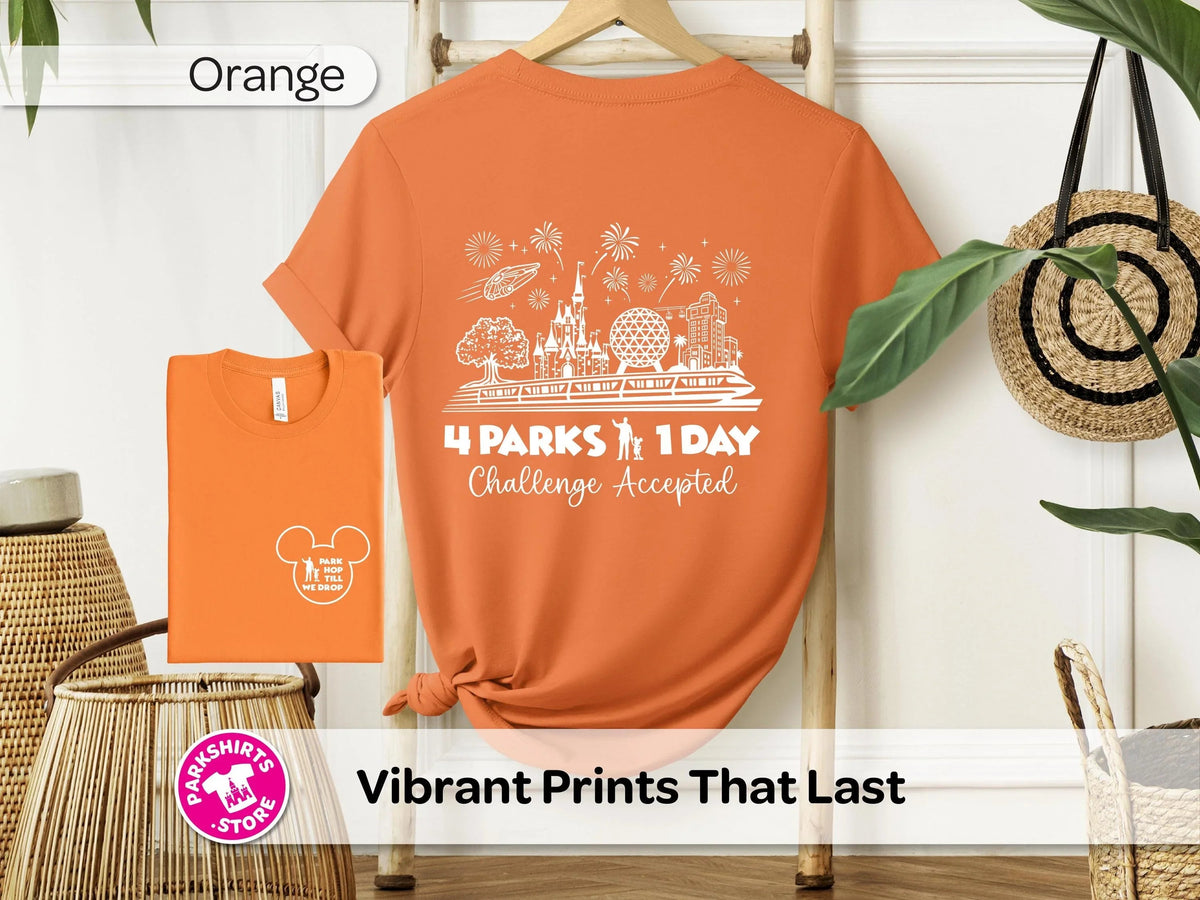 Park Hop Till We Drop Shirt | 4 Parks 1 Day Disney Tee product image 9