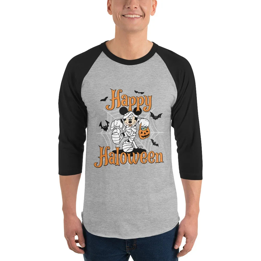 Disney – Mickey Mummy Happy Halloween 3/4 Sleeve Raglan product image 3