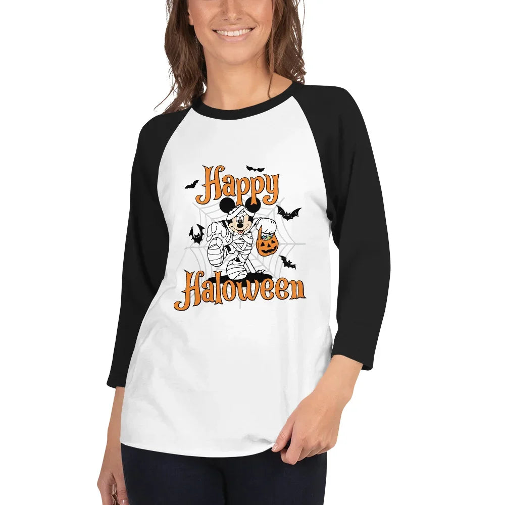 Disney – Mickey Mummy Happy Halloween 3/4 Sleeve Raglan product image 2