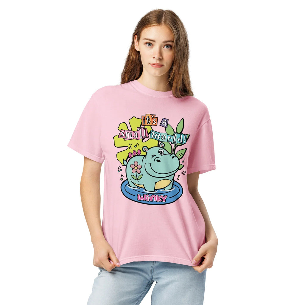 Winking Hippo Graphic T-Shirt - Comfort Colors 1717 product image 8