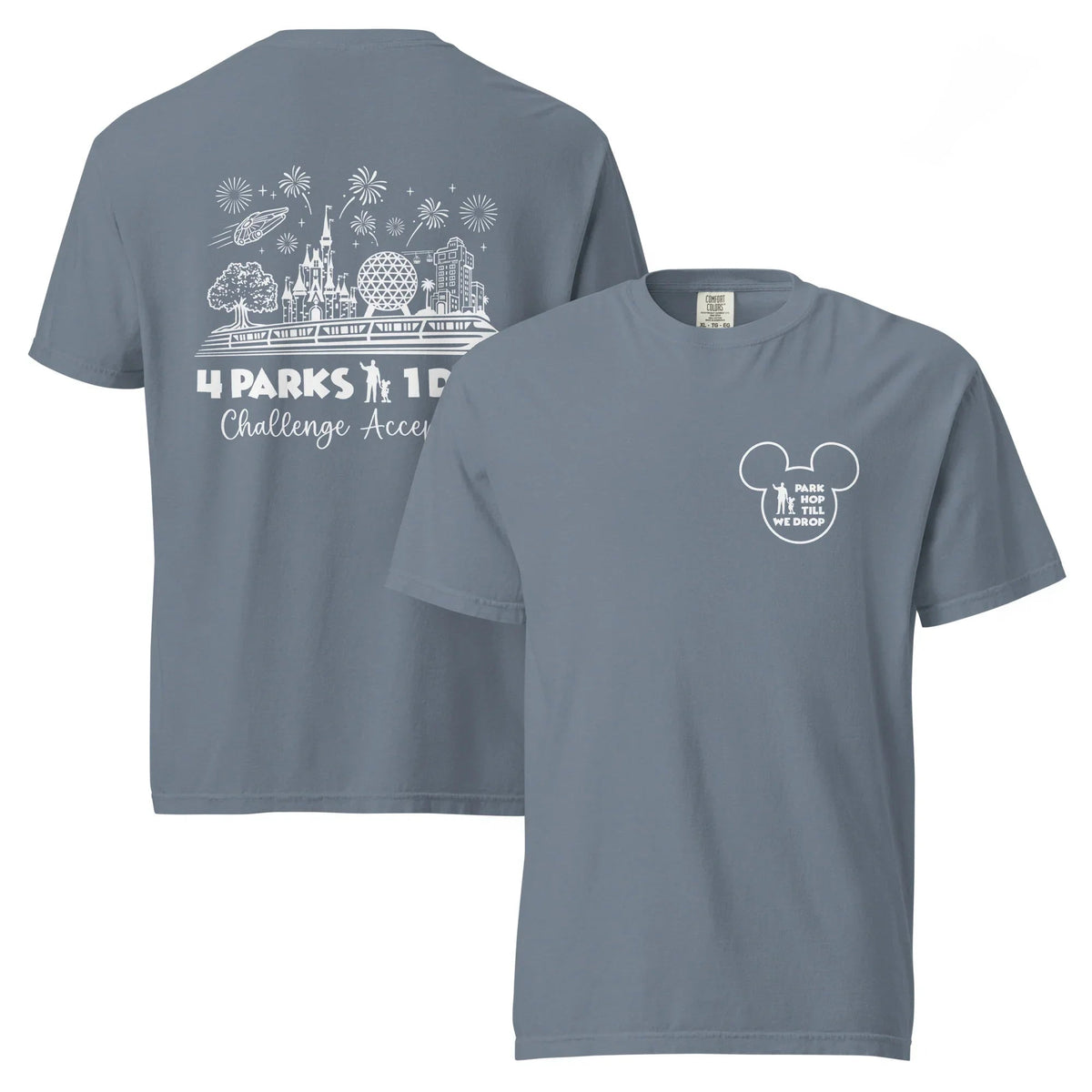 Disney Park Hop Till We Drop Shirt, 4 Parks 1 Day Challenge product image 8