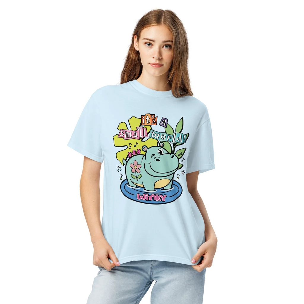 Winking Hippo Graphic T-Shirt - Comfort Colors 1717 product image 11