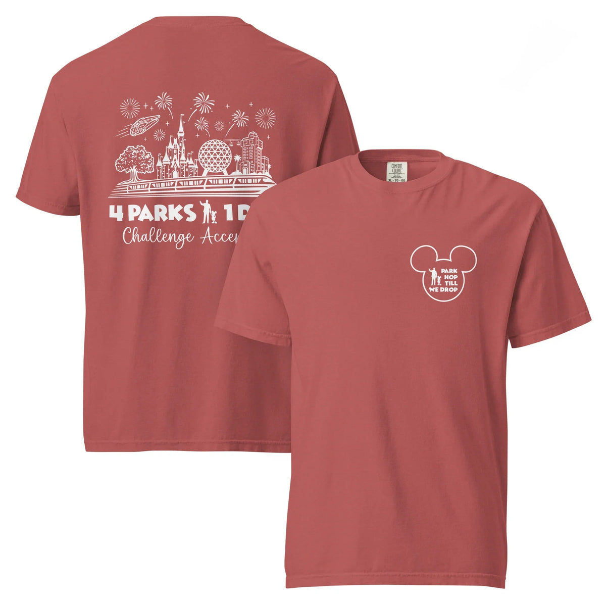 Disney Park Hop Till We Drop Shirt, 4 Parks 1 Day Challenge product image 4