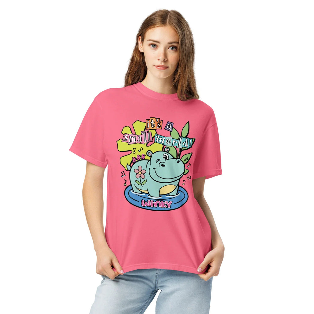 Winking Hippo Graphic T-Shirt - Comfort Colors 1717 product image 2