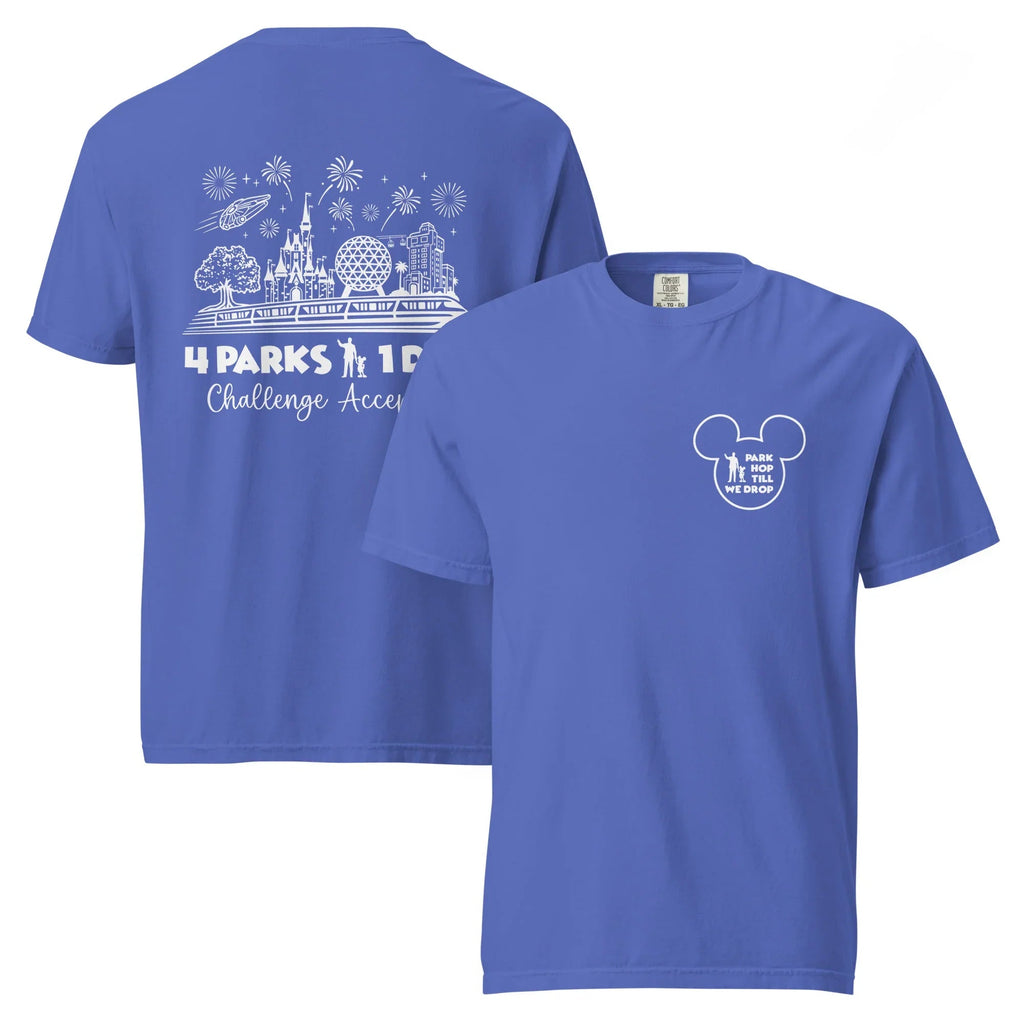 Disney Park Hop Till We Drop Shirt, 4 Parks 1 Day Challenge product image 5
