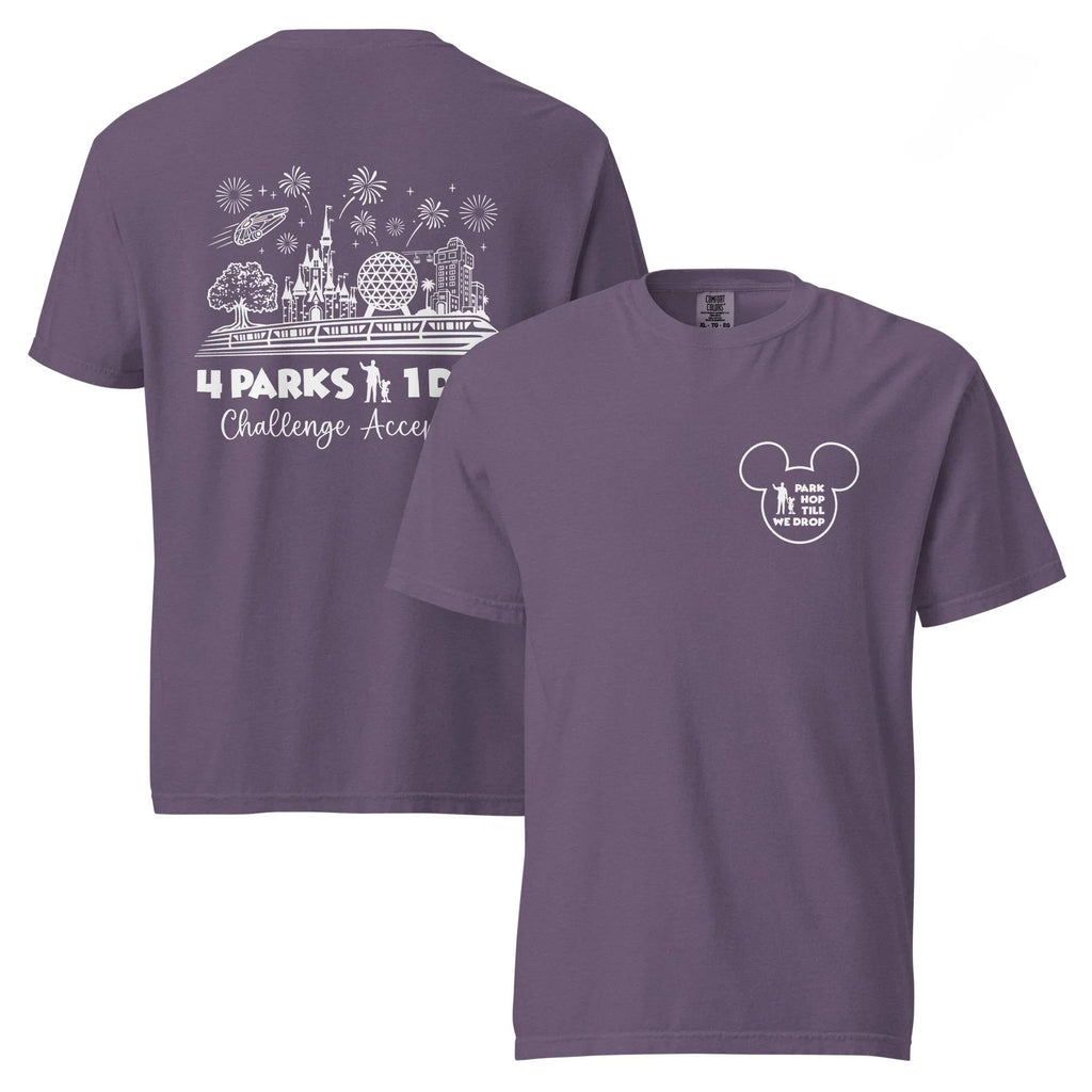 Disney Park Hop Till We Drop Shirt, 4 Parks 1 Day Challenge product image 3