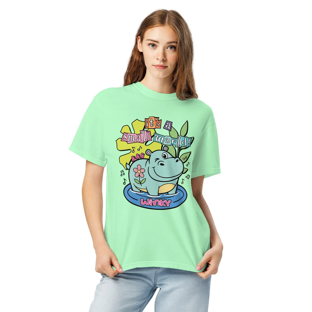 Winking Hippo Graphic T-Shirt - Comfort Colors 1717 product image 10