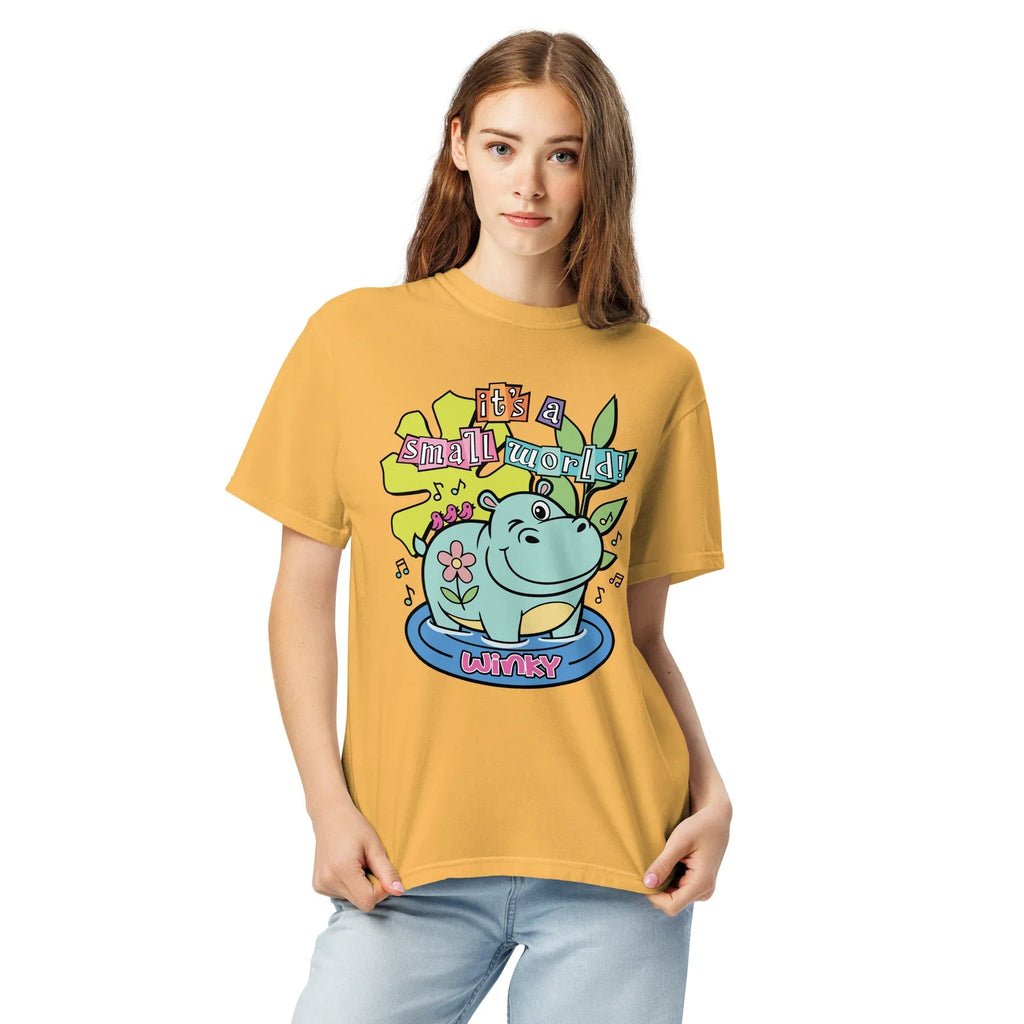 Winking Hippo Graphic T-Shirt - Comfort Colors 1717 product image 5