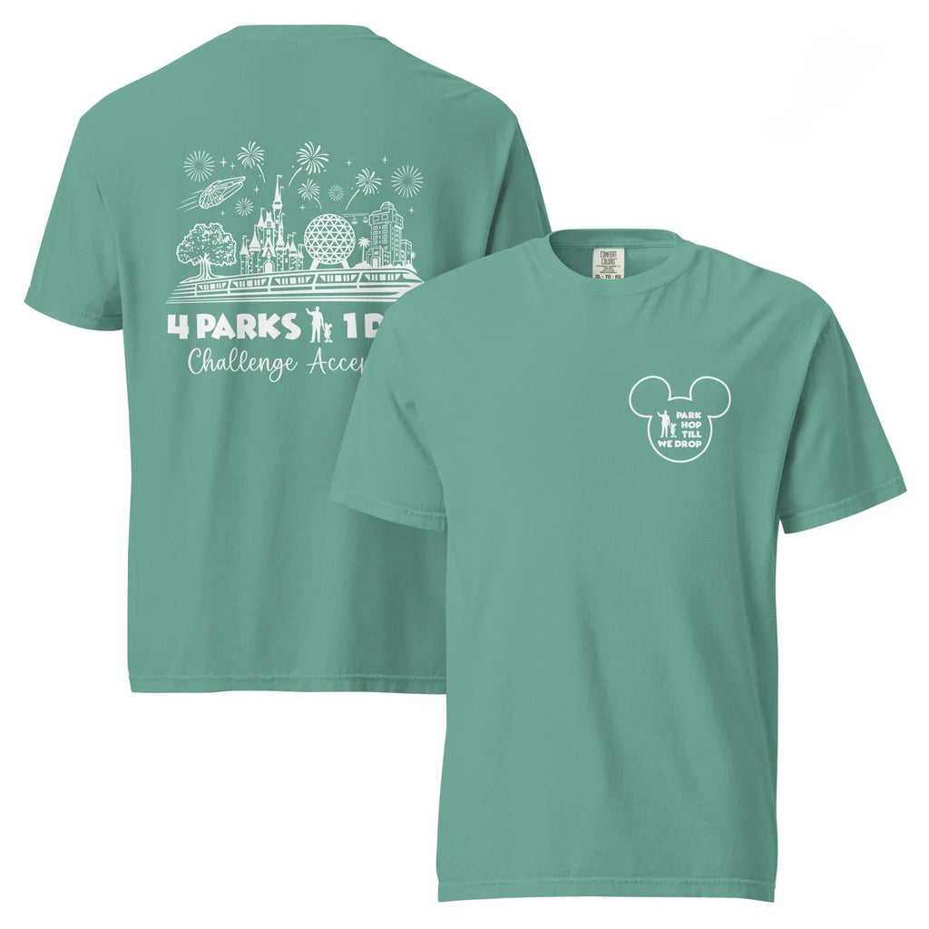 Disney Park Hop Till We Drop Shirt, 4 Parks 1 Day Challenge product image 11