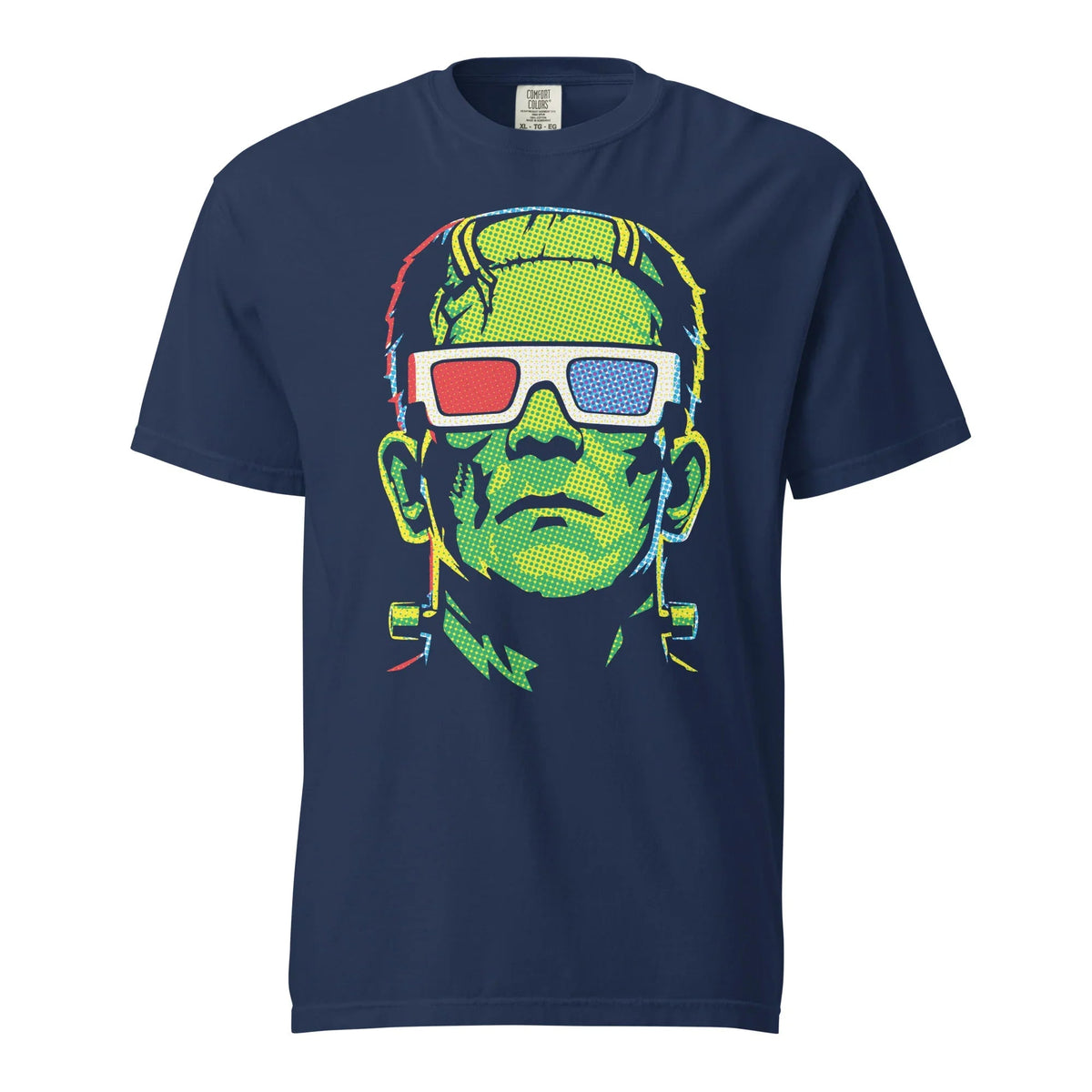 Frankenstein Pop Art T-Shirt | 3D Glasses Graphic Tee product image 2
