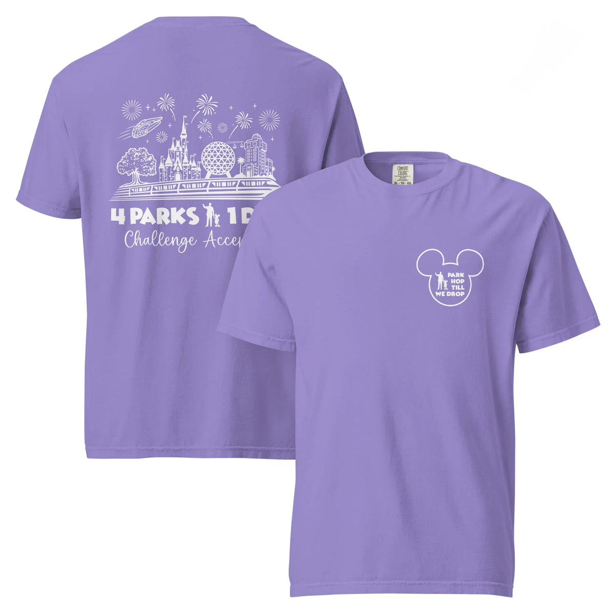 Disney Park Hop Till We Drop Shirt, 4 Parks 1 Day Challenge product image 9