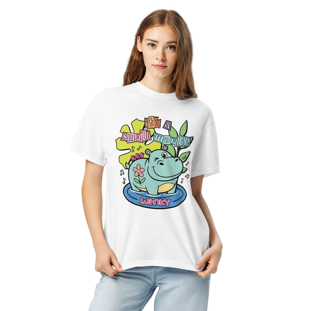 Winking Hippo Graphic T-Shirt - Comfort Colors 1717 product image 12