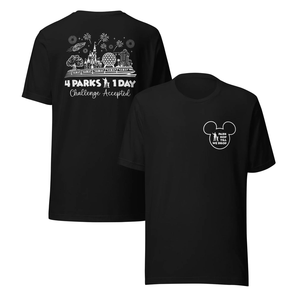 Park Hop Till We Drop Disney Shirt | 4 Parks 1 Day product image 4