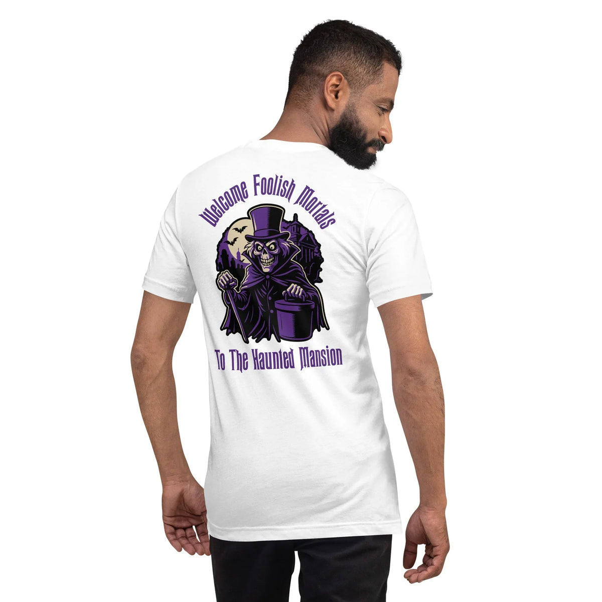 Welcome Foolish Mortals Hatbox Ghost t-shirt product image 2