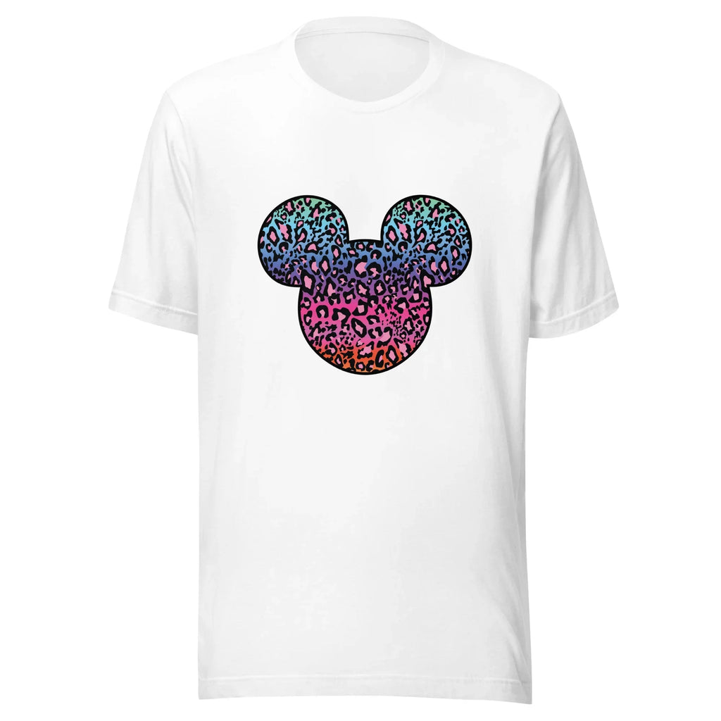 Colorful Leopard Disney Print Mickey Head t-shirt product image 4