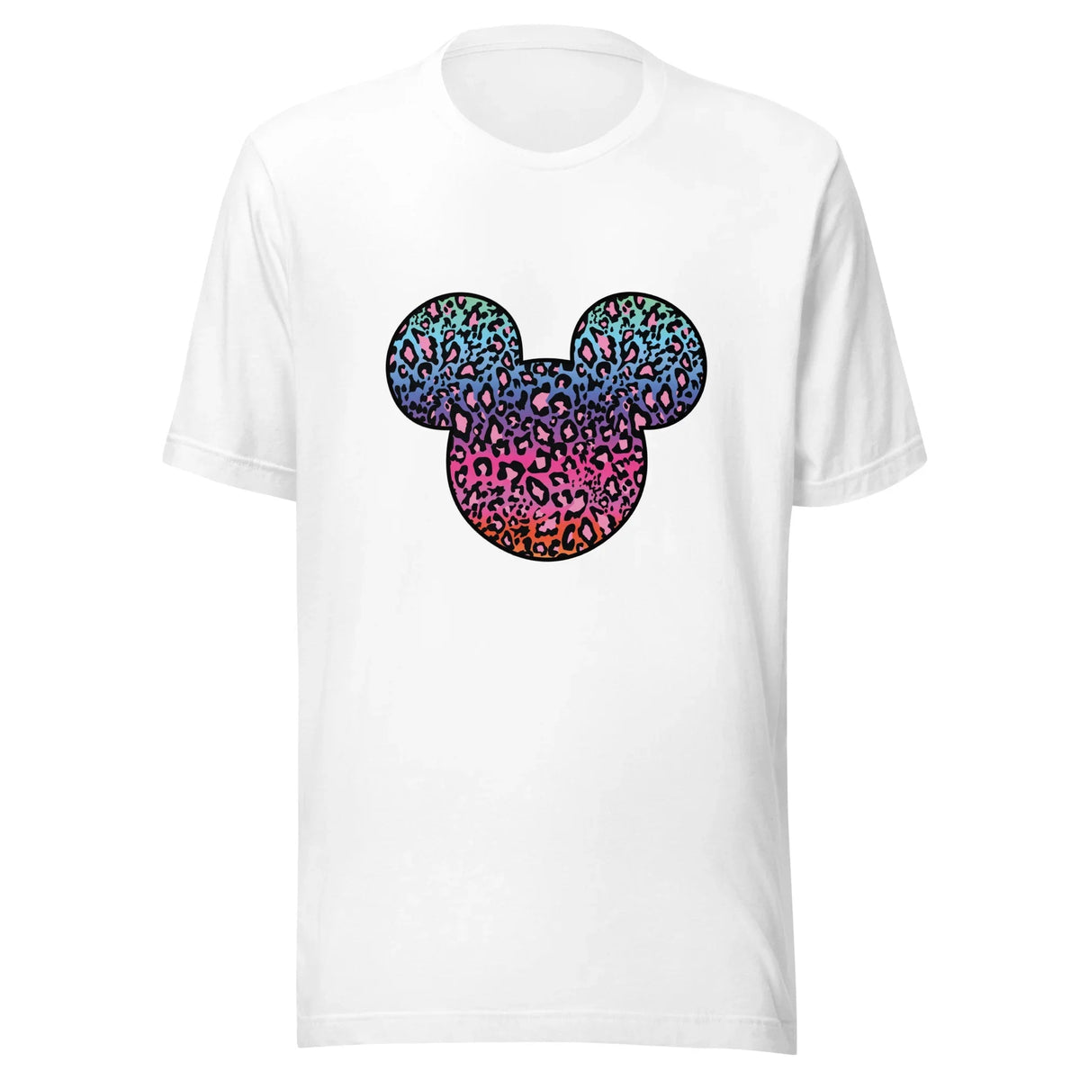 Colorful Leopard Disney Print Mickey Head t-shirt product image 4
