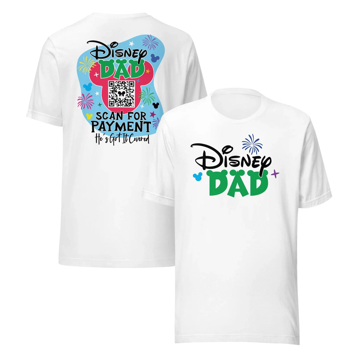 Disney Dad “Scan for Payment” t-shirt product image 1