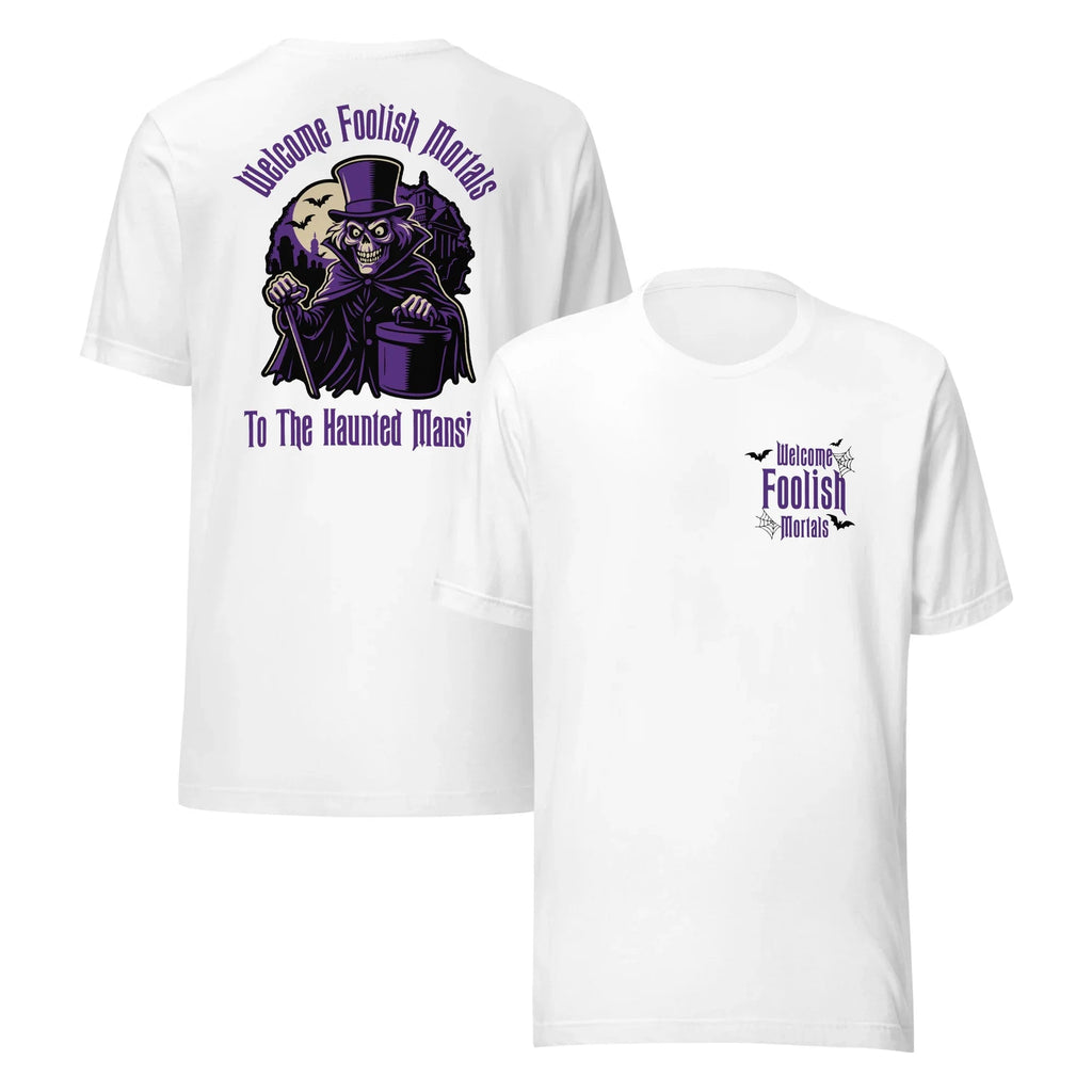 Welcome Foolish Mortals Hatbox Ghost t-shirt product image 1