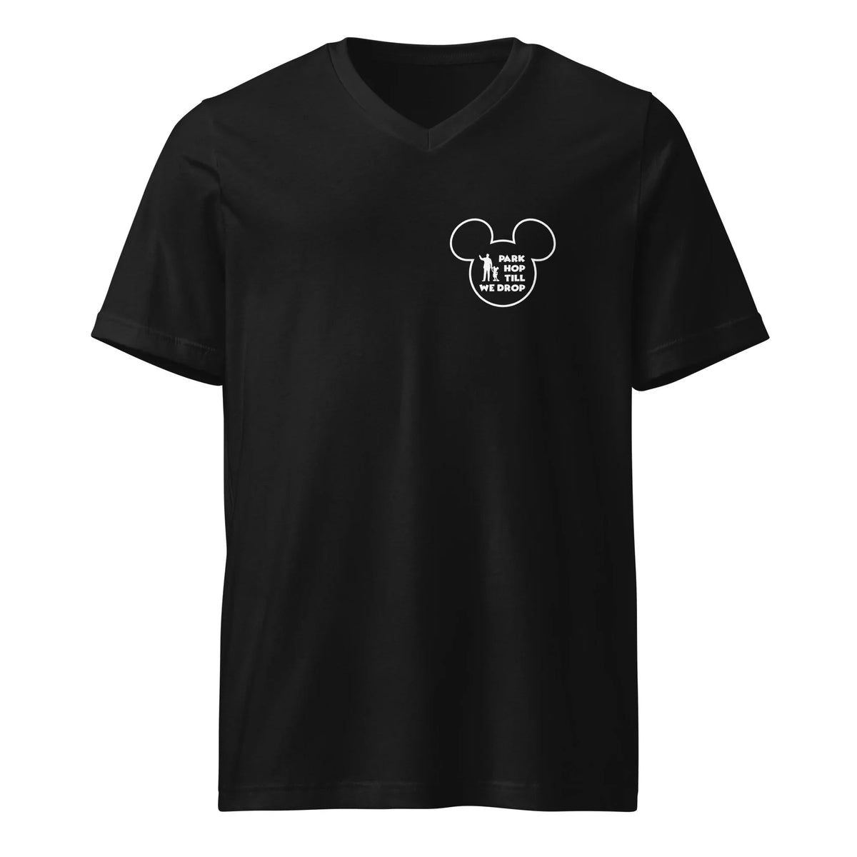 Disney Park Hop Till We Drop V-Neck Shirt, 4 Parks 1 Day product image 1