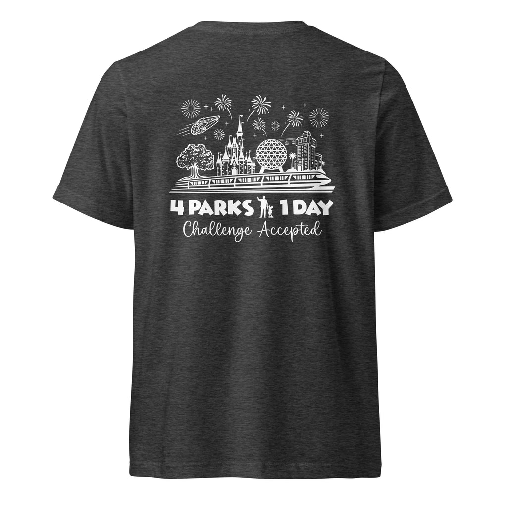 Disney Park Hop Till We Drop V-Neck Shirt, 4 Parks 1 Day product image 6