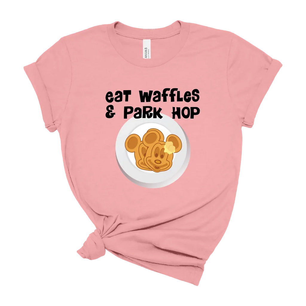 Eat Waffles & Park Hop Disney t-shirt product image 2