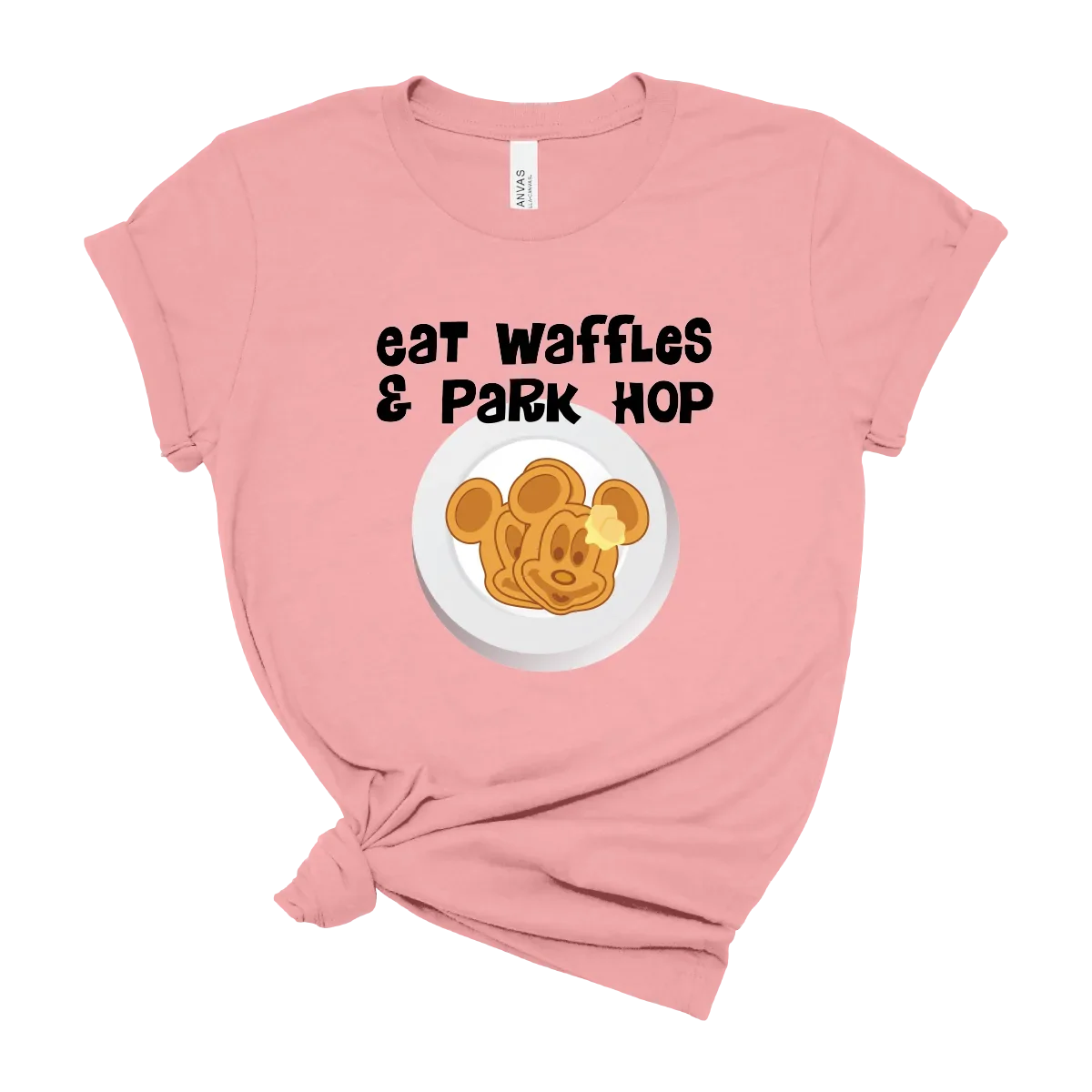 Eat Waffles & Park Hop Disney t-shirt product image 2