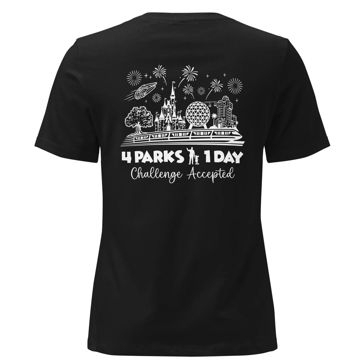 Women's Disney Park Hop Shirt, 4 Parks 1 Day Challenge Tee product image 5