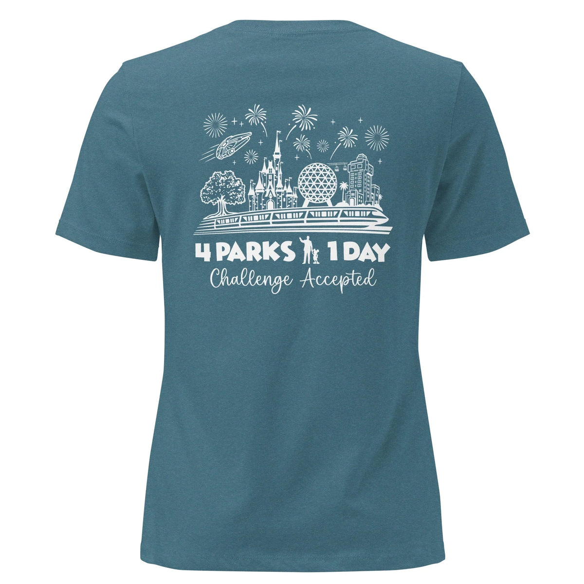 Women's Disney Park Hop Shirt, 4 Parks 1 Day Challenge Tee product image 13