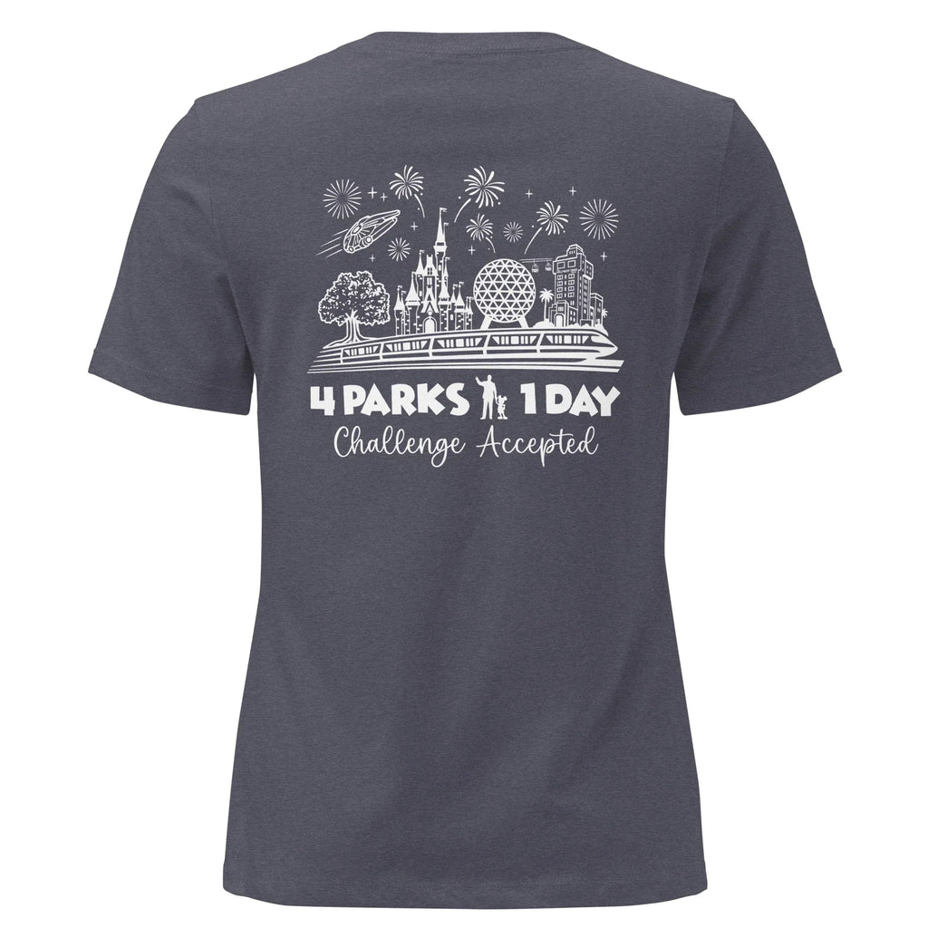 Women's Disney Park Hop Shirt, 4 Parks 1 Day Challenge Tee product image 9