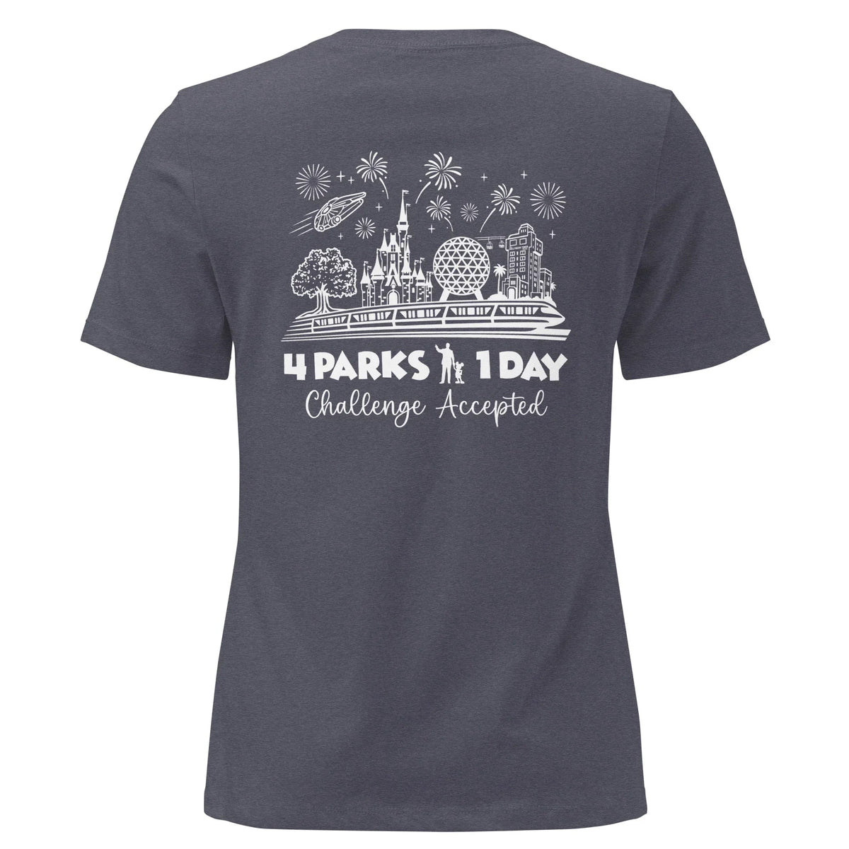 Women's Disney Park Hop Shirt, 4 Parks 1 Day Challenge Tee product image 9