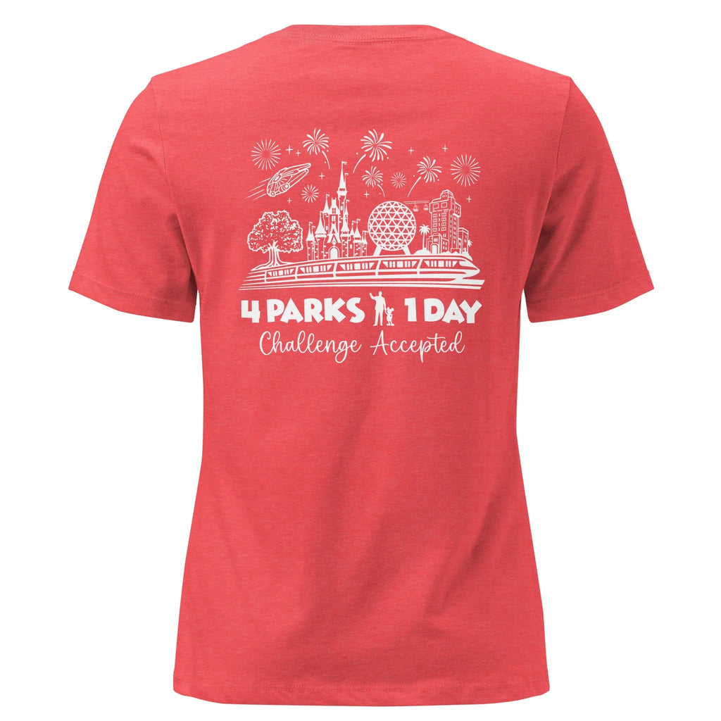 Women's Disney Park Hop Shirt, 4 Parks 1 Day Challenge Tee product image 1
