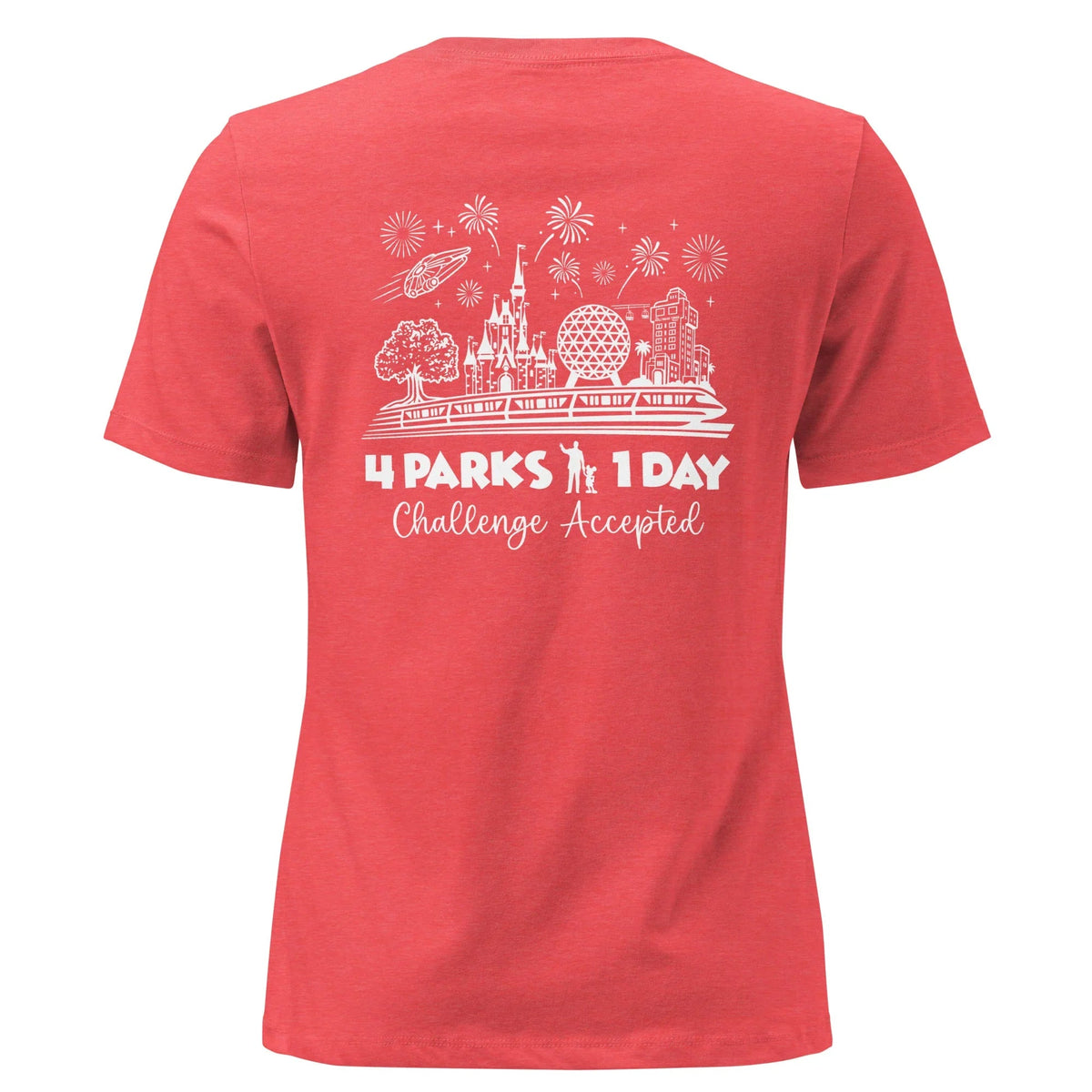 Women's Disney Park Hop Shirt, 4 Parks 1 Day Challenge Tee product image 1