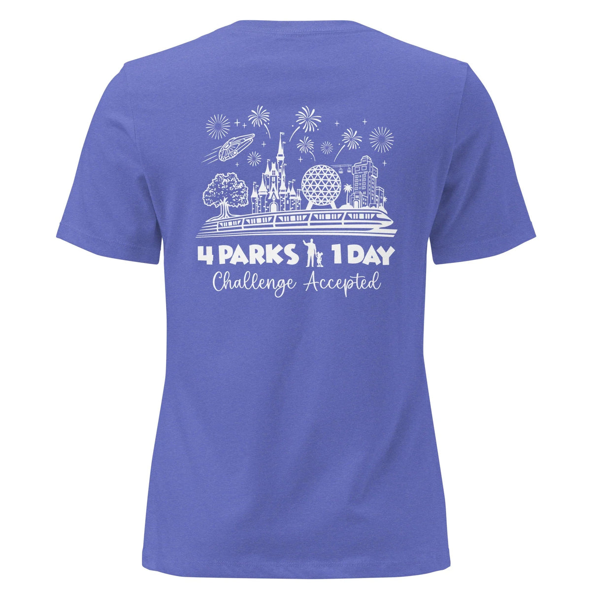 Women's Disney Park Hop Shirt, 4 Parks 1 Day Challenge Tee product image 15