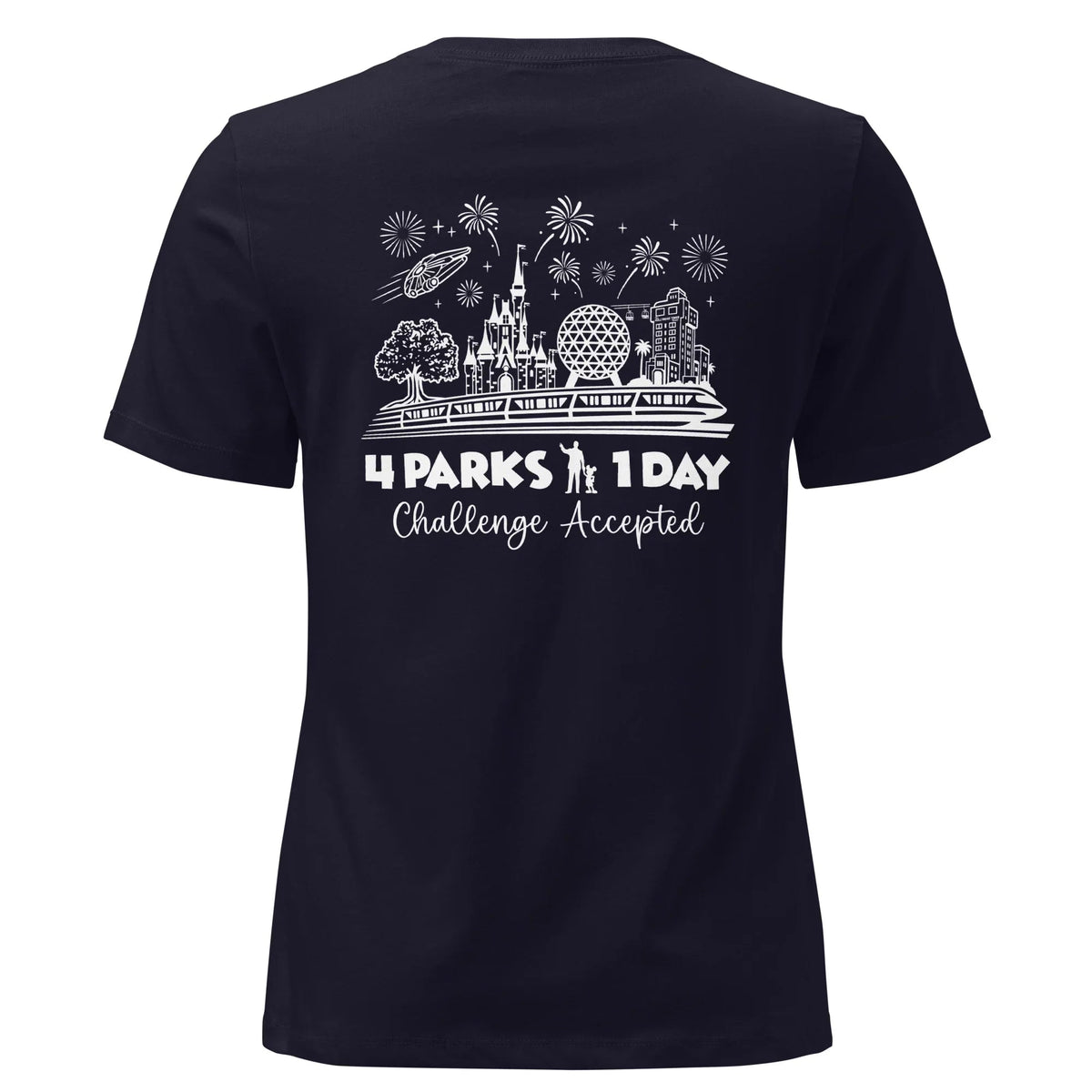 Women's Disney Park Hop Shirt, 4 Parks 1 Day Challenge Tee product image 3