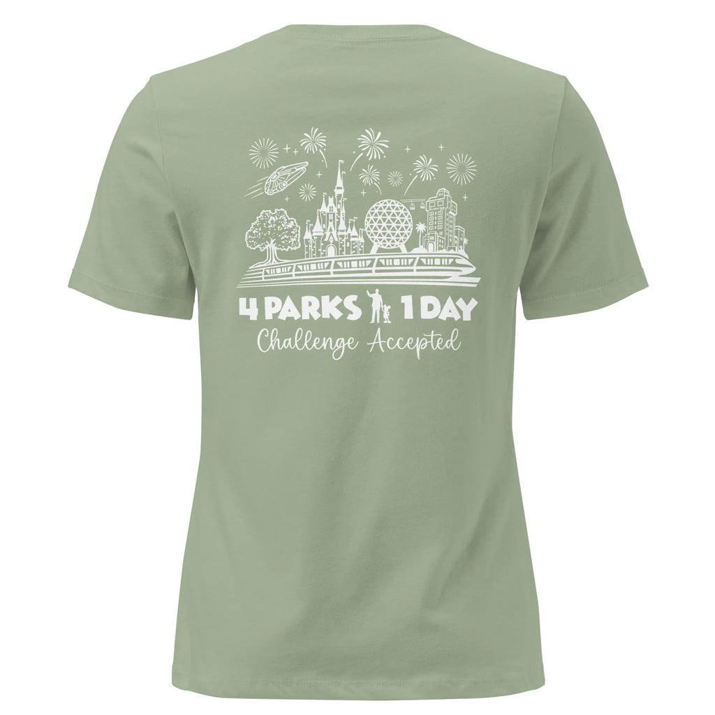 Women's Disney Park Hop Shirt, 4 Parks 1 Day Challenge Tee product image 24