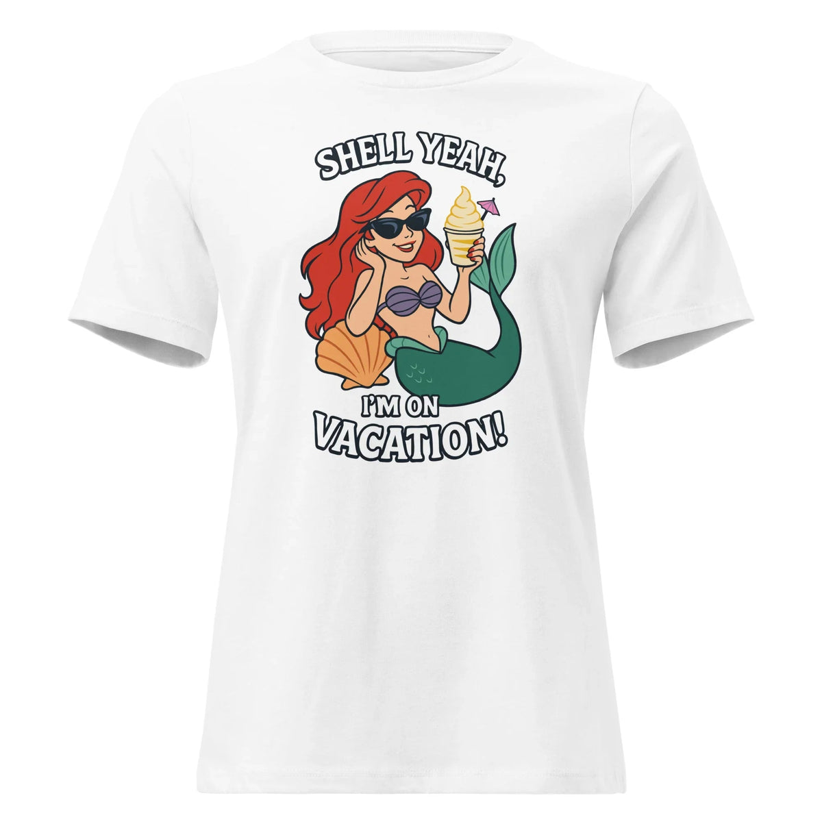 Shell Yeah, I’m On Vacation – Women’s Fit Ariel-Inspired product image 3